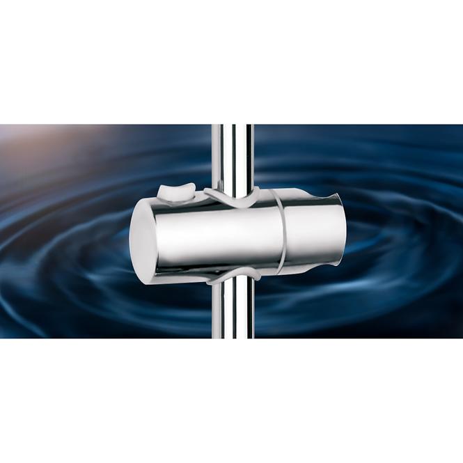 Posuvný držiak na sprchovú hadicu 22 mm,4
