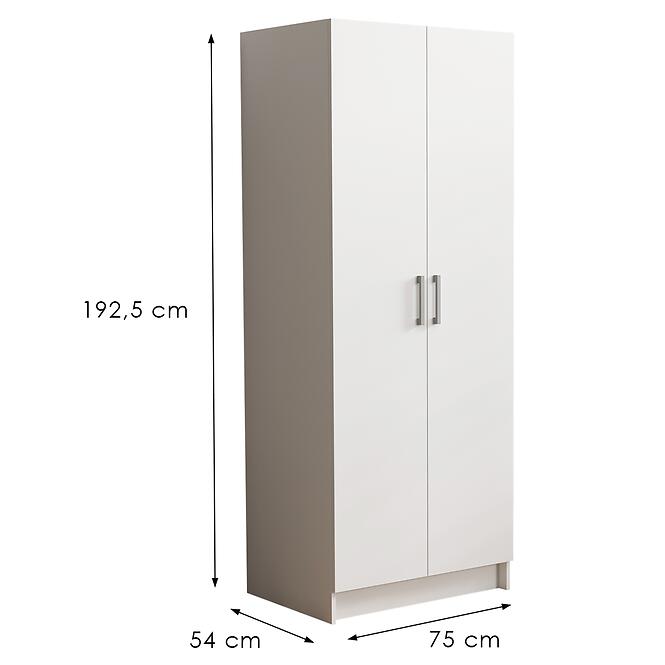 Skriňa Zetel biela,2