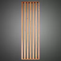 Lamelová stena 3D MDF Natural 60x265cm