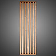 Lamelová stena 3D MDF Natural 60x265cm