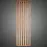 Lamelová stena 3D MDF Natural 60x265cm