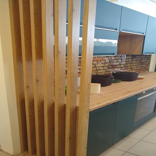 Lamelová stena 3D MDF Natural 60x265cm