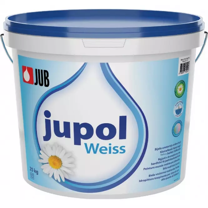 JUPOL WEISS maliarska farba 25 kg biela