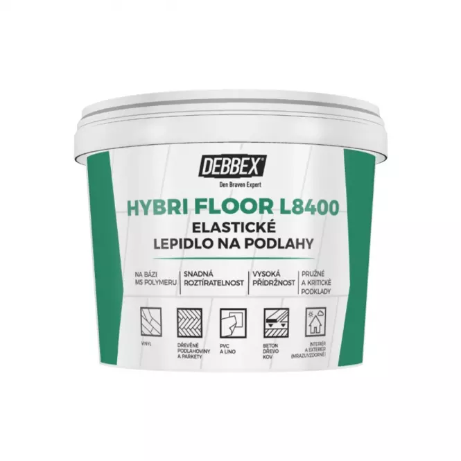 Elastické lepidlo na podlahy HYBRI FLOOR L8400 5KG