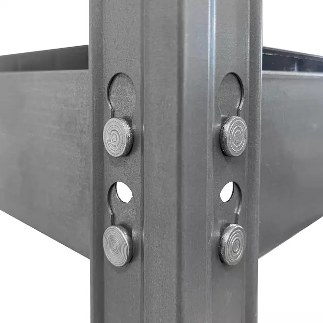 Kovový regál Rivet Outdoor 180x100x38 cm – 4 police/80 kg