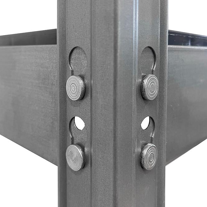 Kovový regál Rivet Outdoor 180x100x38 cm – 4 police/80 kg,3