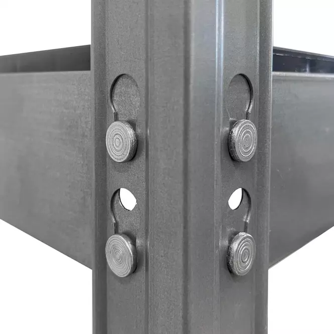 Kovový regál Rivet Outdoor 180x100x38 cm – 5 polic/80 kg