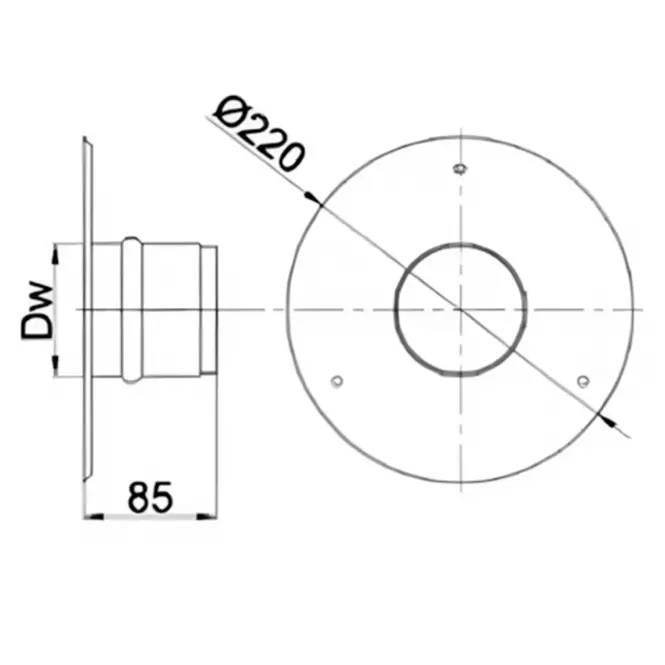 Rozeta II ROZ80 SPNP14