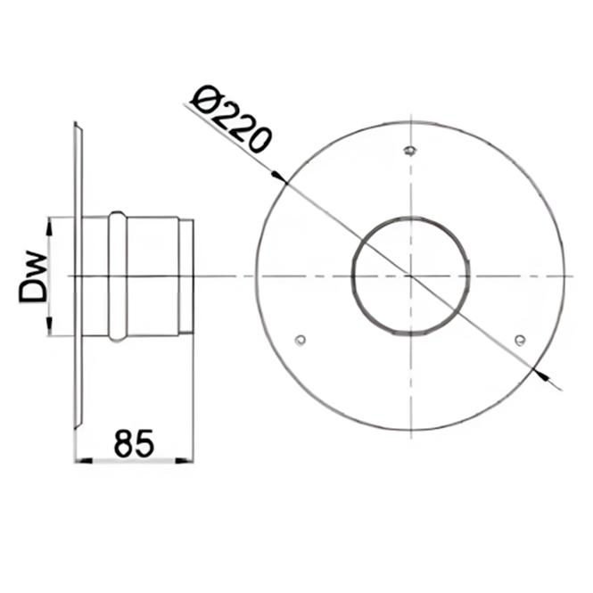 Rozeta II ROZ80 SPNP14