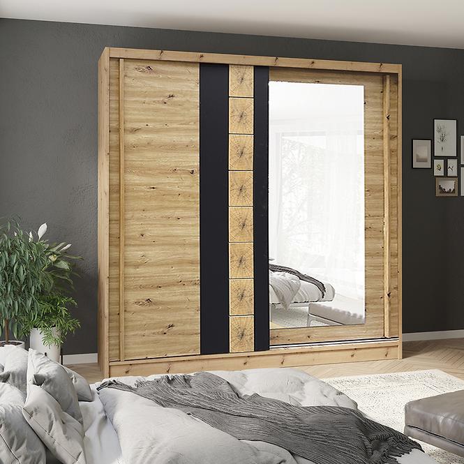 Skriňa Avantgarde AV-1-200 artisan/grafit,4