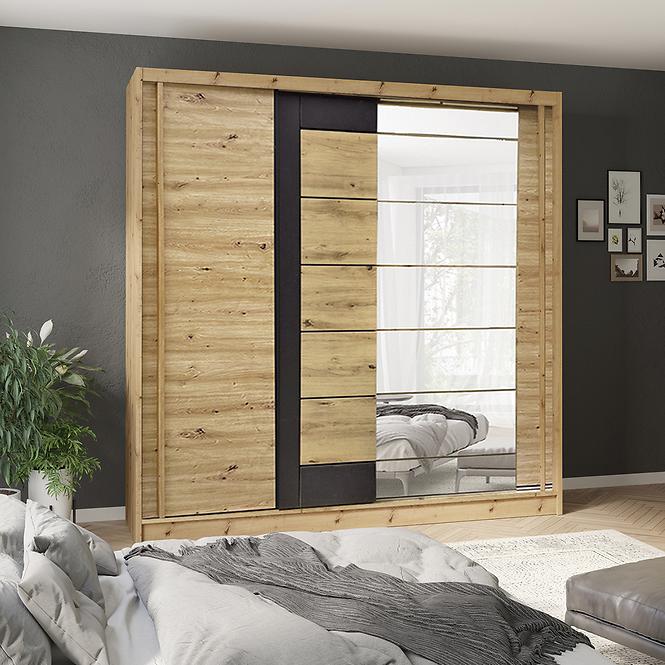 Skriňa Avantgarde AV-4-200 artisan/grafit,4