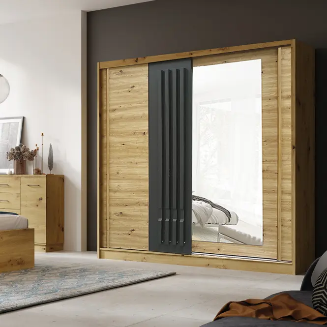 Skriňa Avantgarde AV-5-200 artisan/lamely grafit,4