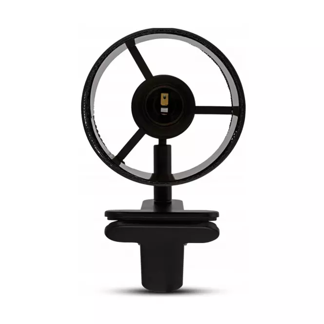 Lampa s klipom METALOPIK 49032 čierna/zlatá K1,3