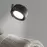 Lampa s klipom  CLIPSPOT 47003 čierna K1
