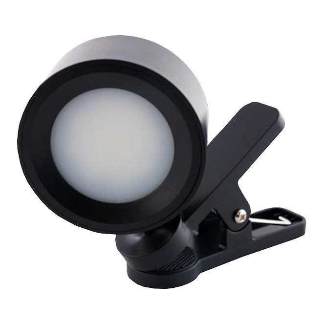 Lampa s klipom  CLIPSPOT 47003 čierna K1,2