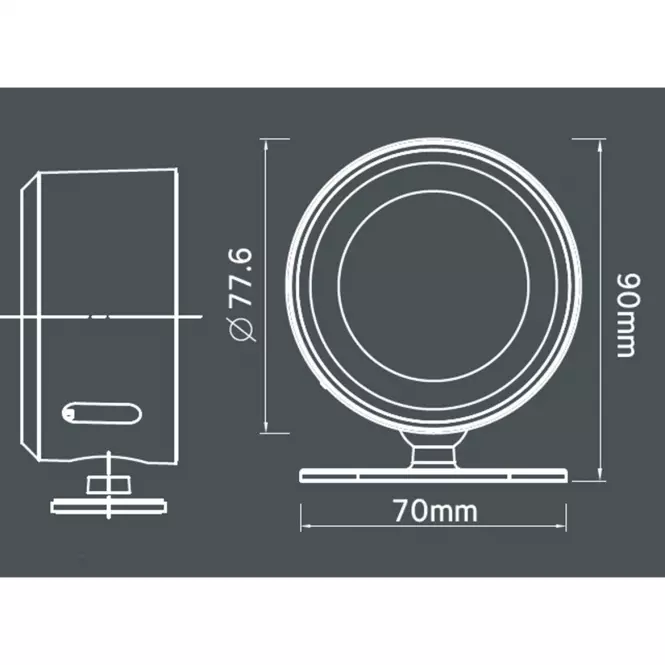 Lampa s klipom  CLIPSPOT 47003 čierna K1,4
