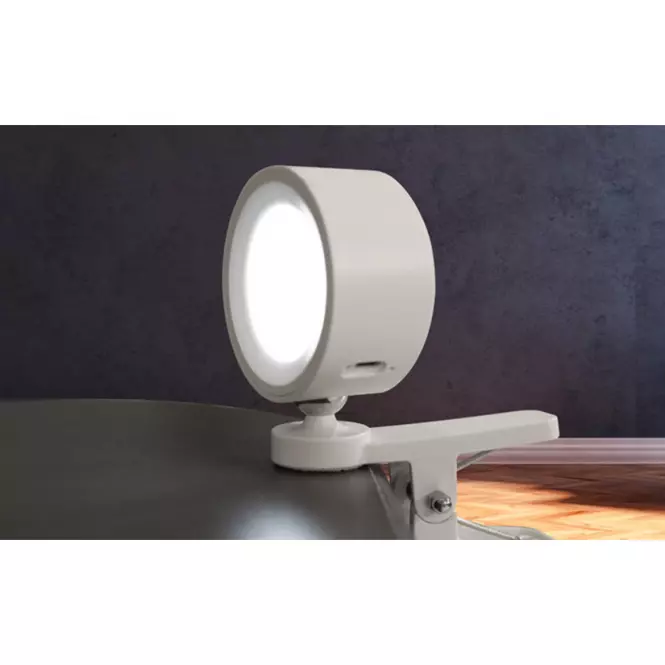 Lampa s klipom CLIPSPOT 47004 biela K1