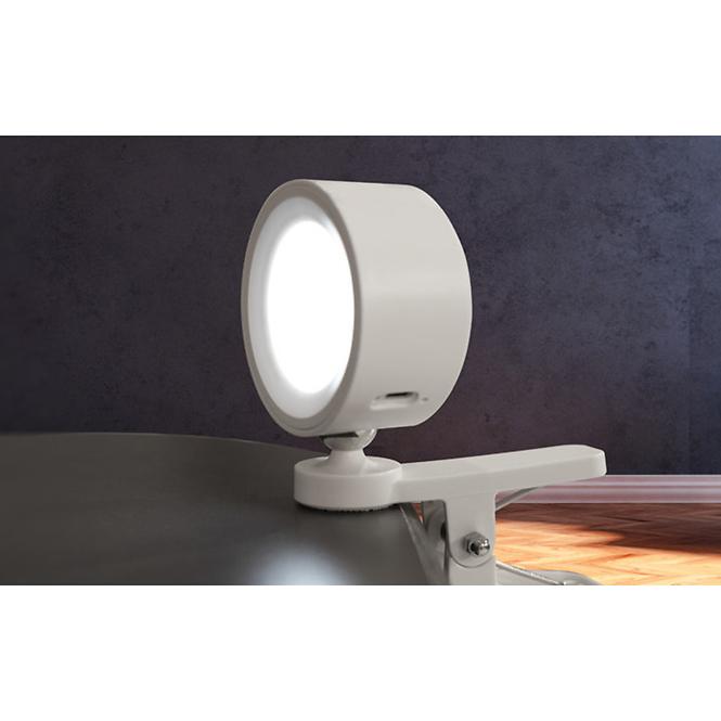 Lampa s klipom CLIPSPOT 47004 biela K1
