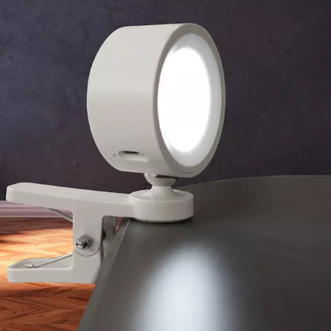 Lampa s klipom CLIPSPOT 47004 biela K1