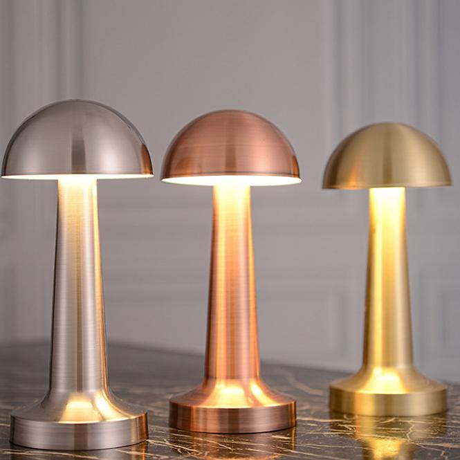 Stolná lampa ISA 49020 PINK-GOLD USB LB1