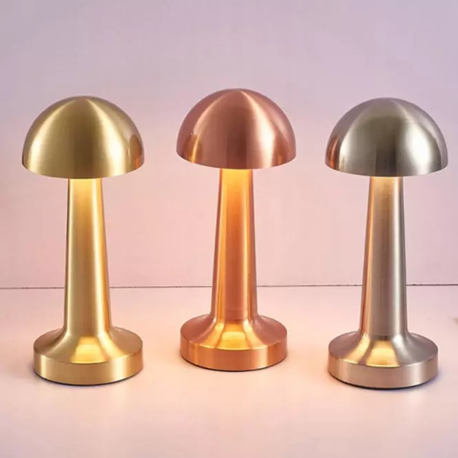 Stolná lampa ISA 49020 PINK-GOLD USB LB1,8