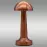 Stolná lampa ISA 49020 PINK-GOLD USB LB1