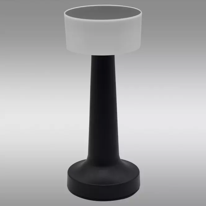 Stolná lampa LIRA 49021 BLACK USB LB1