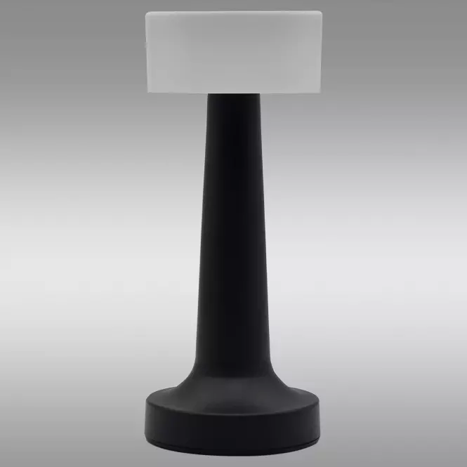 Stolná lampa LIRA 49021 BLACK USB LB1