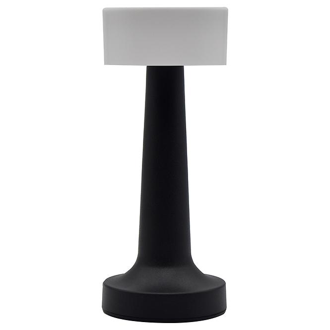 Stolná lampa LIRA 49021 BLACK USB LB1