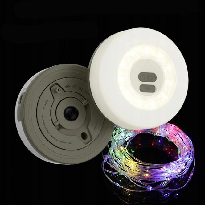 Kempingová lampa 49021 RGB STAR 10M