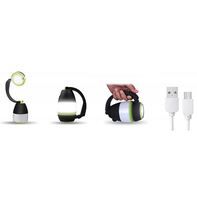 Kempingová lampa RUBY 49031 3W1