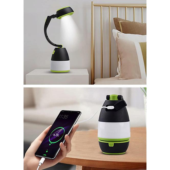 Kempingová lampa RUBY 49031 3W1