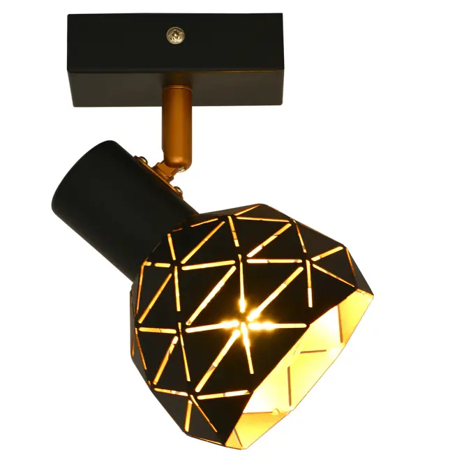 Nástenné bodové svietidlo Puzzle 1 AS-PUE141B black LS1,3