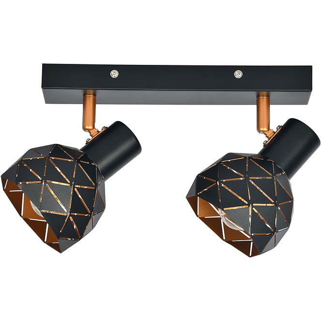 Stropné bodové svietidlo Puzzle 2 AS-PUE142B black LS2