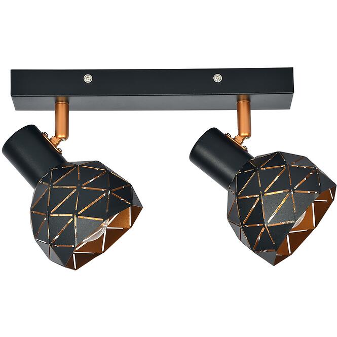 Stropné bodové svietidlo Puzzle 2 AS-PUE142B black LS2