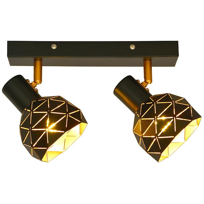 Stropné bodové svietidlo Puzzle 2 AS-PUE142B black LS2,4