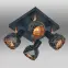 Stropné bodové svietidlo Puzzle 4 AS-PUE144B black LS4
