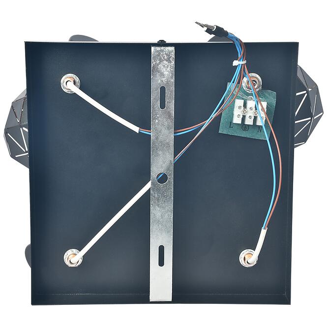 Stropné bodové svietidlo Puzzle 4 AS-PUE144B black LS4,4