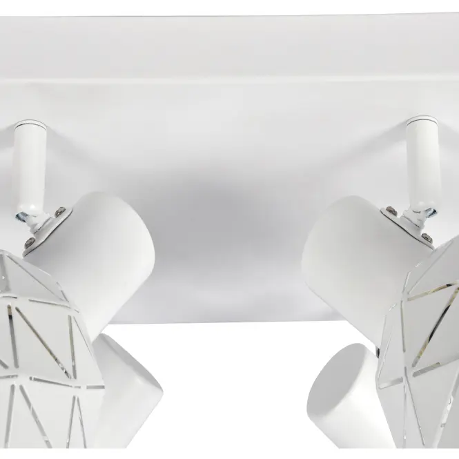Stropné bodové svietidlo Puzzle 4 AS-PUE144W white LS4