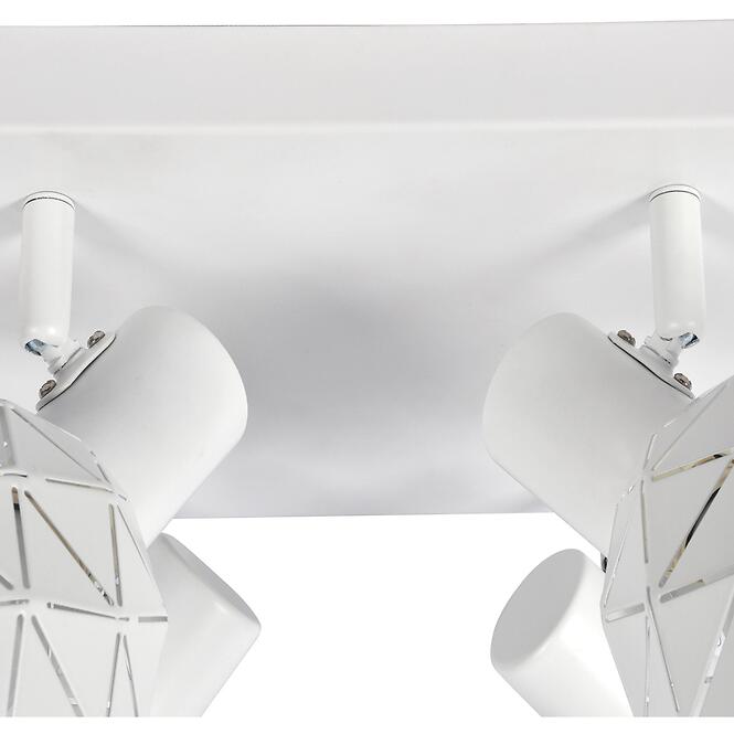 Stropné bodové svietidlo Puzzle 4 AS-PUE144W white LS4