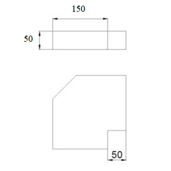 Kanál 150x50 90 DPP05