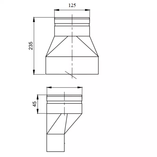 Redukcia 125 DPP21/A,2