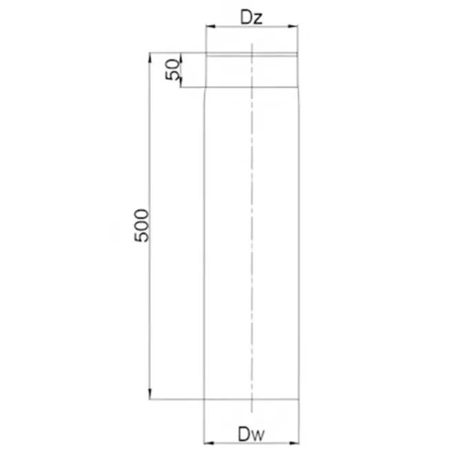 Rúra RP160/500-BERTR02,2