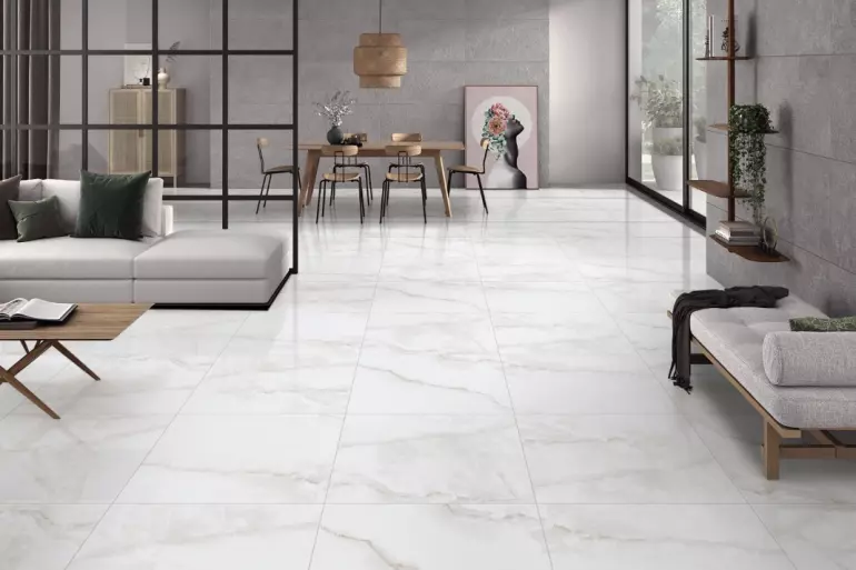 Gresová dlažba Onyx White Sugar 60/60