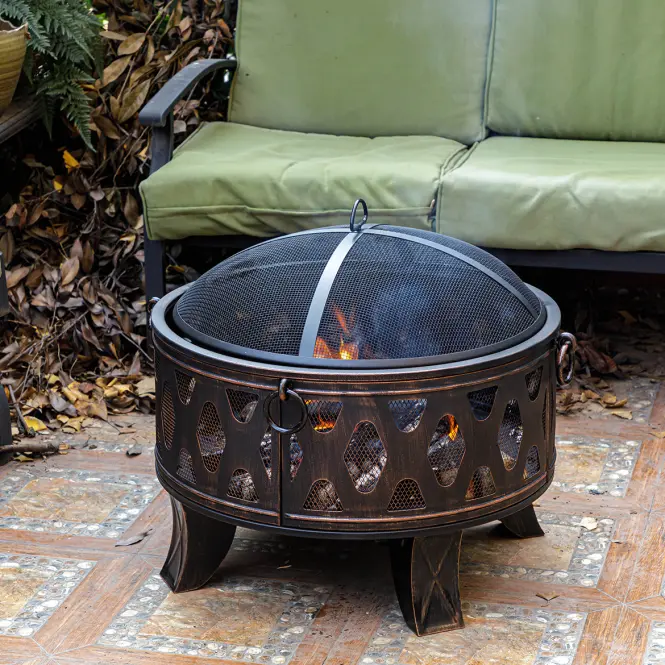 Záhradné ohnisko DEEP BOWL FT-51679B,4
