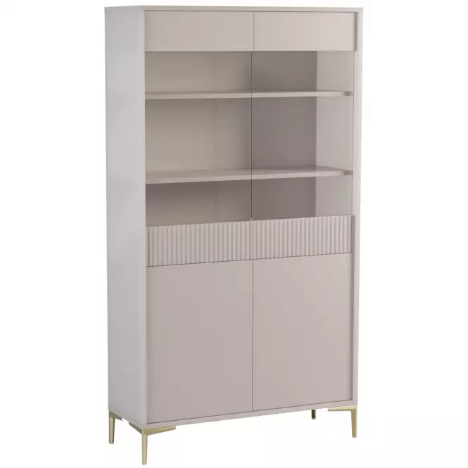 Vitrína Uni W2D beige