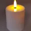 Sviečka LED biela