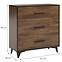 Komoda Frida II K3S shirin walnut,2