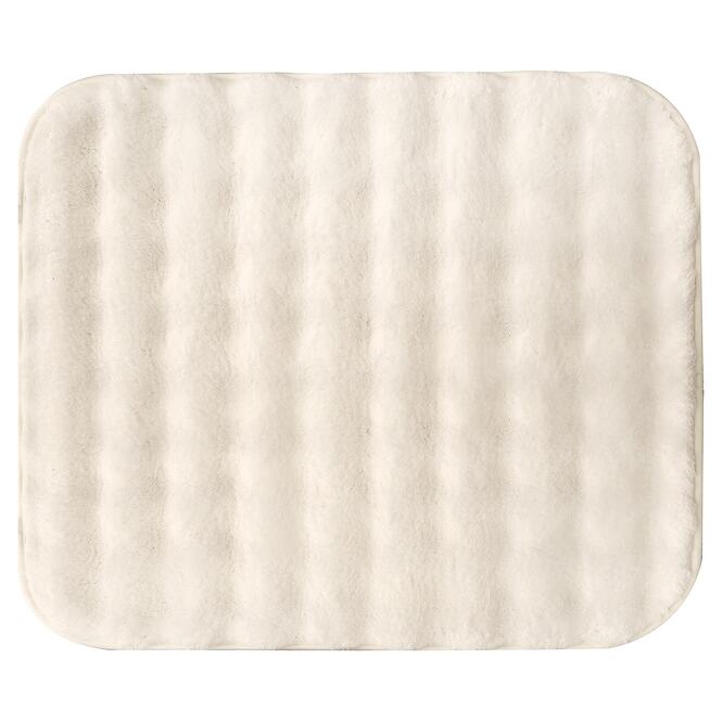 Kúpeľňový koberček 2-dielny 100x60 a 50x60 svetlobéžový Flow Bubbl