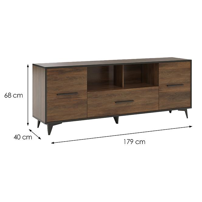 TV Stolík Frida II 2D1S shirin walnut